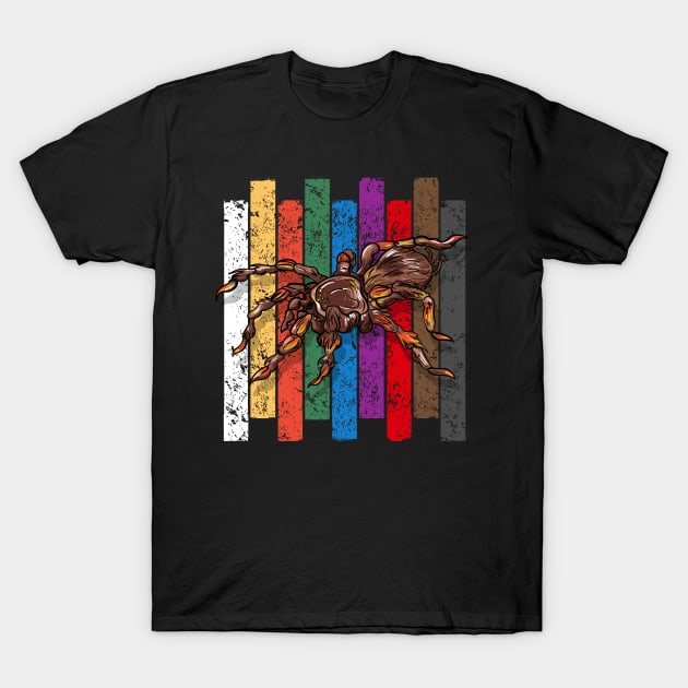 Tarantula Colors T-Shirt by LetsBeginDesigns